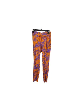 Candy Orange and Purple Flower Pant