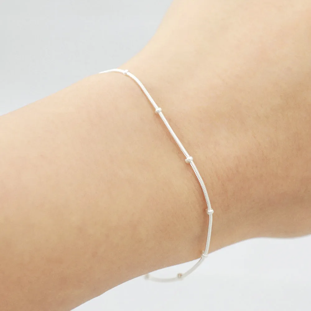 Dotty chain Bracelet - Silver