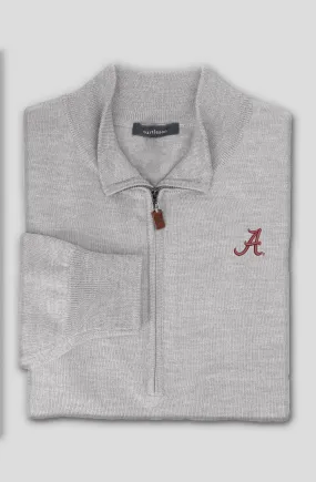 Extra Fine Merino Quarter-Zip - University of Alabama