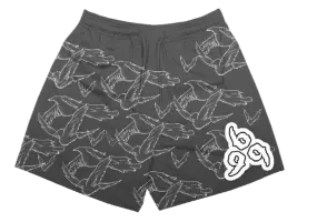 GBGR DOVE SHORTS - BLACK