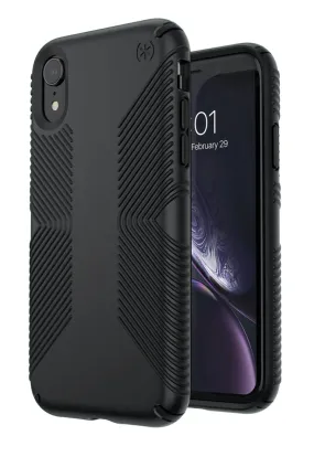 Speck - Presidio Grip for iPhone XR - Black