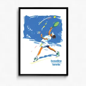 Vice 84 'First Serve' Art Print - White